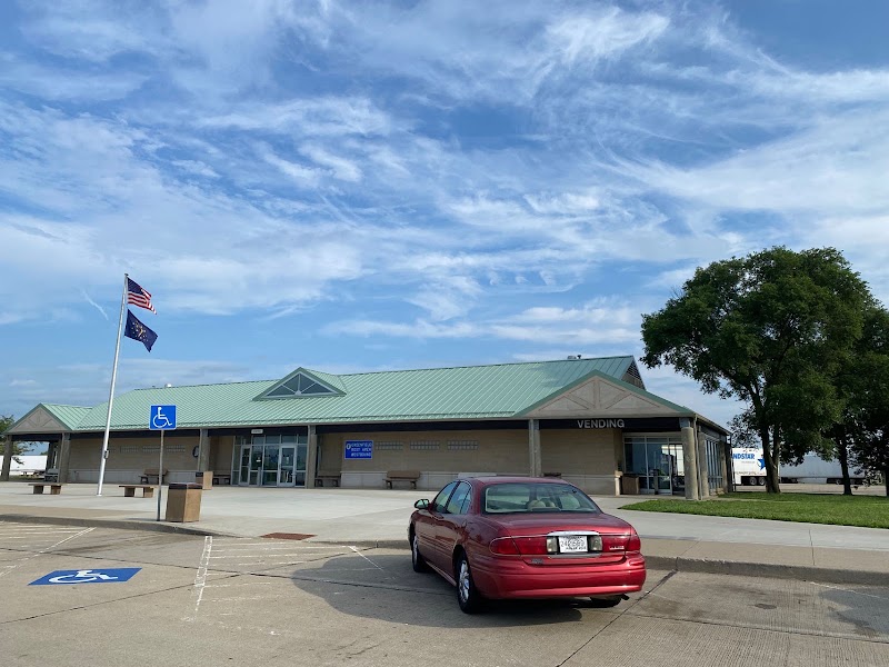 I-70 Indiana West Bound Rest Stop — truck parking location