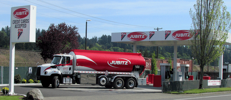 Jubitz CFN — truck parking location