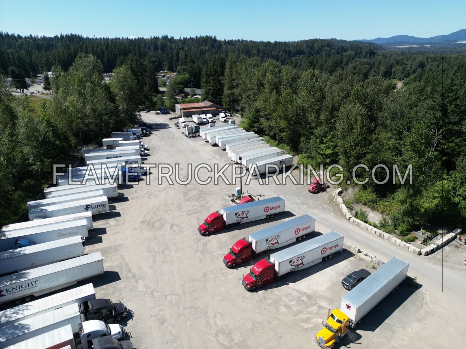 Flame Truck Parking – Maple Valley (Witte Rd SE • off SR-18) truck parking in Maple Valley, WA