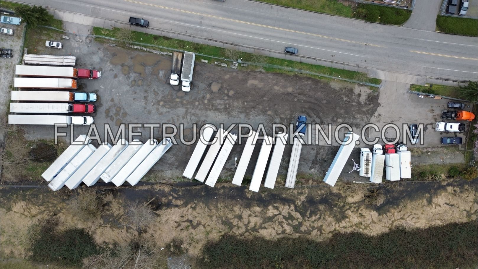 Flame Truck Parking – Pacific (Frontage Rd S • I-5 Access) truck parking in Pacific, WA